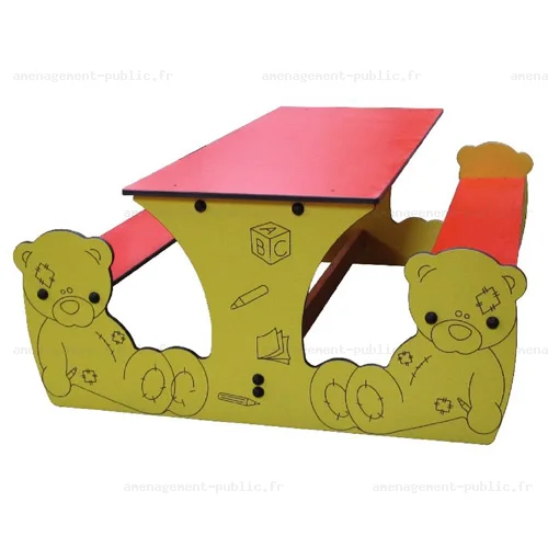 Table pique-nique Ourson